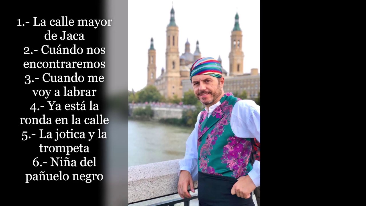 Ángel Cortés cantando Jotas Aragonesas - 