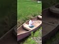 Pull, pull, pull your boat... 🎶😂 #shorts  #fail #funny #boat #kid