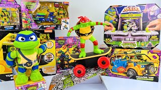 Teenage Mutant Ninja Turtles Unboxing Review | Skateboard RC Stunts | Sword Fight Battle Arena screenshot 5