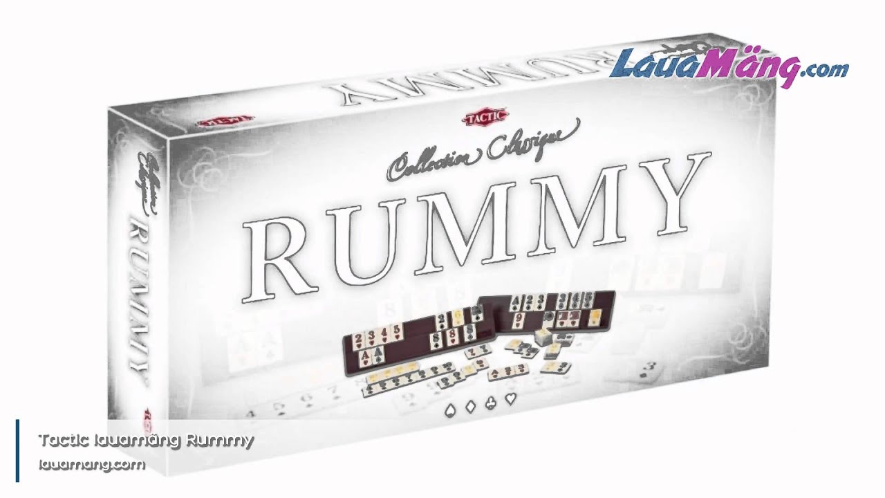Tactic Rummy Tactic lauamäng Rummy (02324T) - YouTube