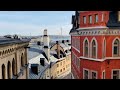 Stockholm Walks: Södermalm in the morning. Street life and view (4k, natural sound)