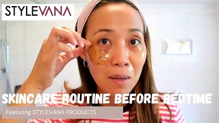 SKINCARE ROUTINE BEFORE BEDTIME FEATURING STYLEVANA PRODUCTS |👉 DISCOUNT CODE:🔥 INF10YANI🔥