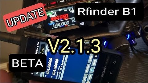 Rfinder B1 ,Update v2.1 Beta 3
