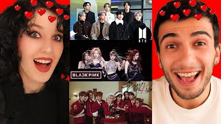 İlk Kez K-Pop Di̇nledi̇m 10 Bts-Blackpink-Stray Kids W 