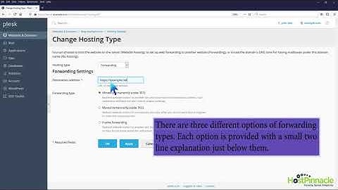 How to redirect a subdomain to an external URL in Plesk   HostPinnacle