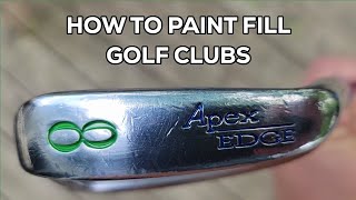 MJGolfGuides  Painting Golf Clubs - Iron Touch Up