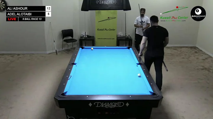 ADEL ALOTAIBI  VS ALI ASHOUR 9 BALL RACE TO 13