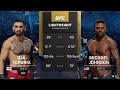 EA Sports UFC 6 Gameplay Ilia Topuria vs Michael Johnson