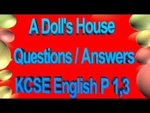 essay questions and answers from a doll's house