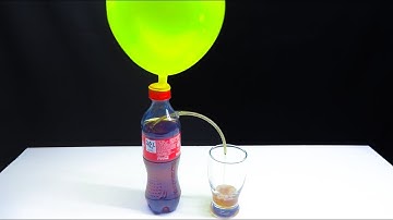 Make easily Coca-Cola Soda Fountain Machine Using Balloon
