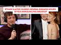 Ethan Slater Shades Ariana Grande Hours After Announcing Breakup