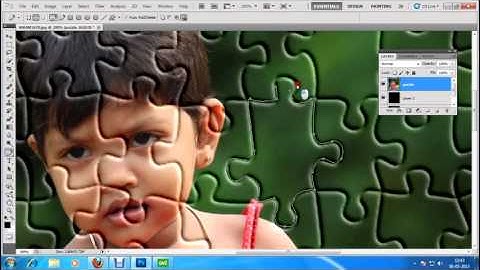 puzzle effect on photoshop