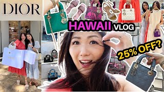 OMG 😱 WHAT? 25% OFF? JOIN US DIOR SHOPPING SPREE | CHARIS IN HAWAII PART 3
