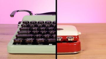 the ultimate typewriter tech comparison video! (YUNZII QL75 and Phomemo P15)