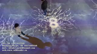 Outdoor projection system multimedia interactive projection display dance floor