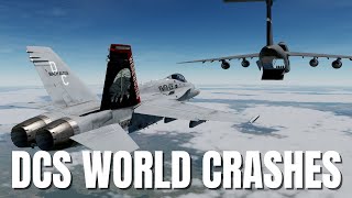 Airplane Crashes, Poor Landings & Takedowns! V46 | DCS World 2.7 Modern Flight Sim Crashes