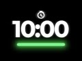 Temporizador 10 Minutos con Alarma ⏱️ Cuenta Regresiva 600 Segundos | 10 Minute Timer