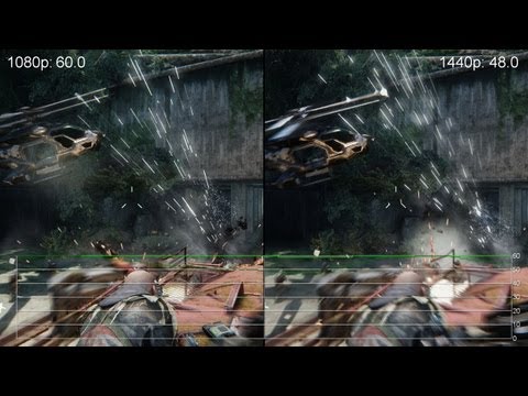 Crysis 3 GeForce GTX 770 1080p vs  1440p Gameplay Frame Rate Tests