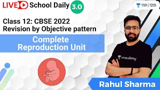 Class 12 | Revision by Objective pattern | Complete Reproduction Unit | Biology | Rahul Sharma