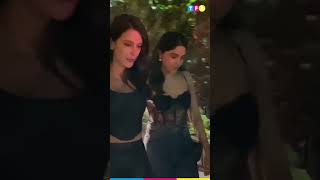 Sharvari Wagh & Isabelle Kaif At An Event Last Night .