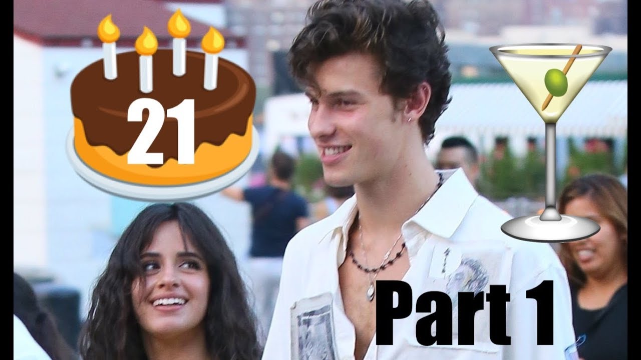 Shawn Mendes 21st birthday Party (NYC PART 1) YouTube