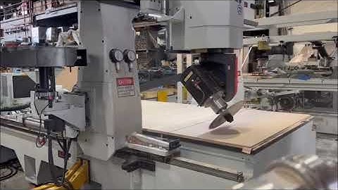 LIH-WOEI 5 Axis wood CNC- HSD 2 axis head - wood working CNC machinery