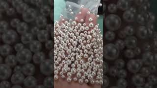 pearl work on net fabric.                       #pearl #handwork #pearldesign #dress #new #shorts