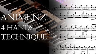 Quick explanation of Animenz 4-hand technique on Bios 10th anniversary arrangement
