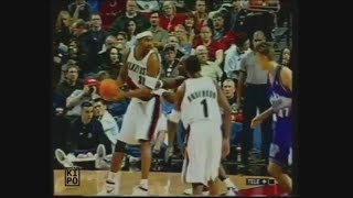 Rasheed Wallace 19 Points Vs. Jazz, 2002-03.