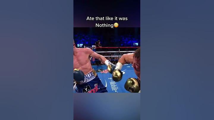 Canelo Ate this Huge Shot like it was Nothing!