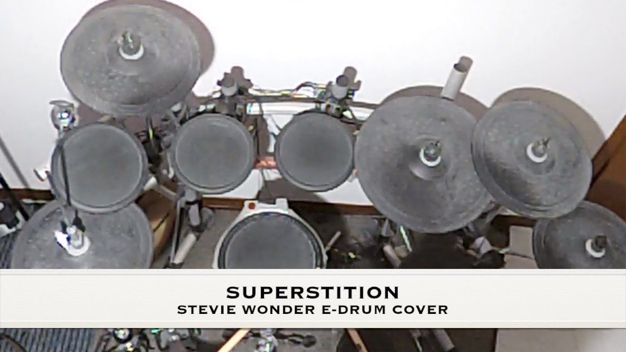 superstition (Stevie Wonder) EDrum Cover YouTube