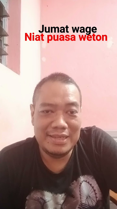 Jumat Wage niat puasa weton #weton #wage #jumat