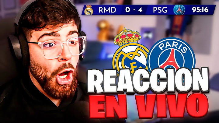 THE COBRA REACTS | PSG VS REAL MADRID LIVE (4-0) A THROWING AND BACK TO SLEEP.