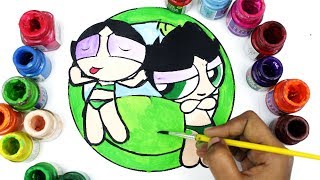 Powerpuff Girls Coloring Book Pages Rowdyruff Boys Brick Boomer Butch Blossom Bubbles surprise eggs