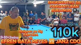 110k binigyan pa Ng PARTIDA si EFREN BATA REYES  JAN2 CDO RACE1820 PANGANTUCAN BUKIDNON