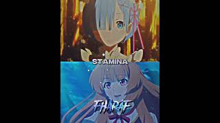 Rem vs Raphtalia | Waifu 1vs1 | #edit #1vs1 #debate #anime  |