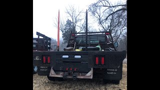 Building A Hydraulic Bale Spike Into A Flatbed