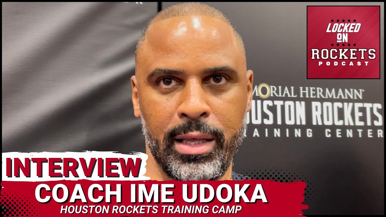 Ime Udoka | Houston Rockets Training Camp Day 1 | 2024-2025 NBA Season ...