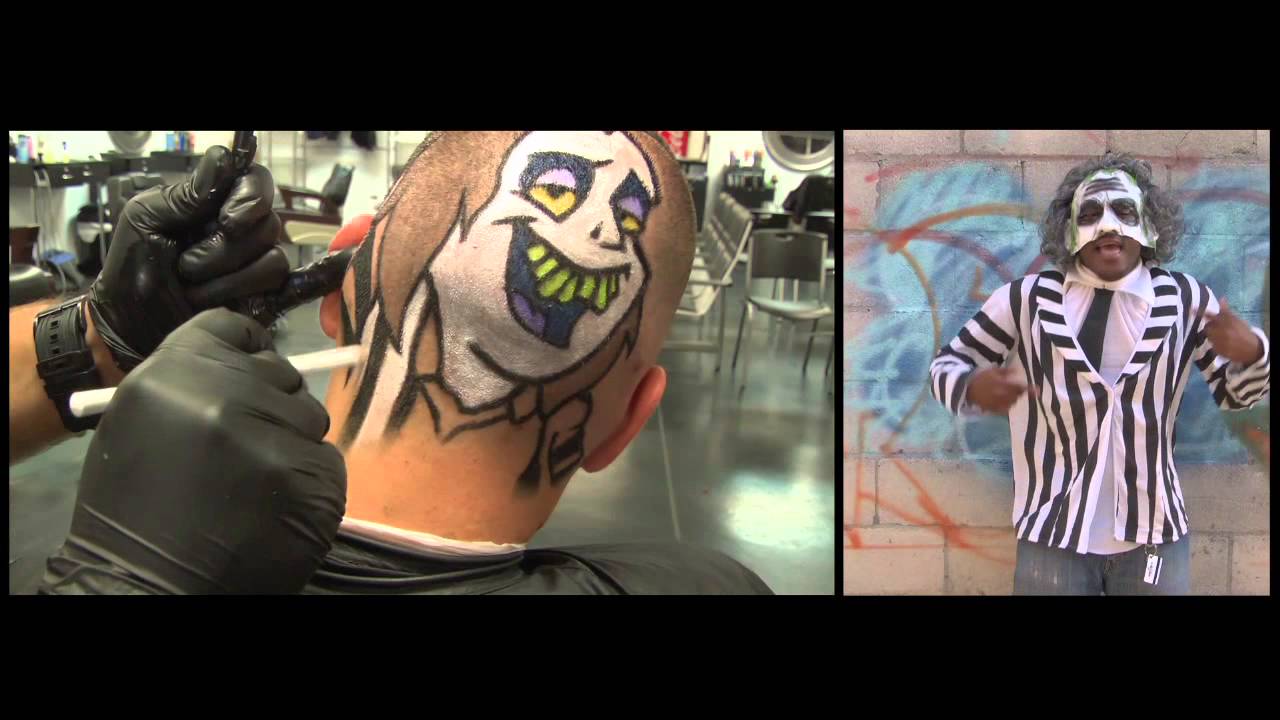 BEETLE JUICE RAP - PAINTING - HAIRCUT - BeetleJuice Rap - Painting - Haircut Design 