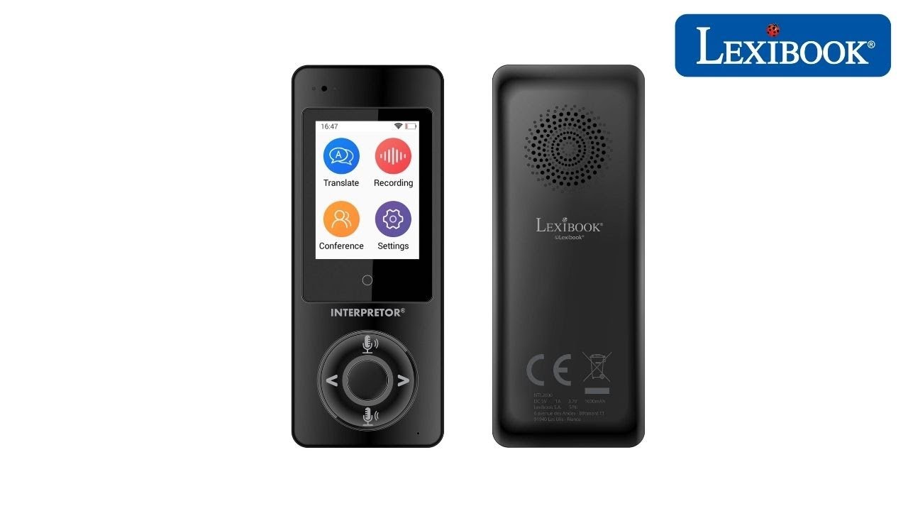 Lexibook - Interpretor® 2 - Instant Voice Artificial Intelligence  Translator 137 languages with Camera 