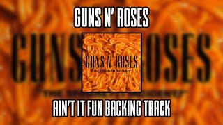 Guns N' Roses Ain't It Fun backing track (Lead guitar) chords