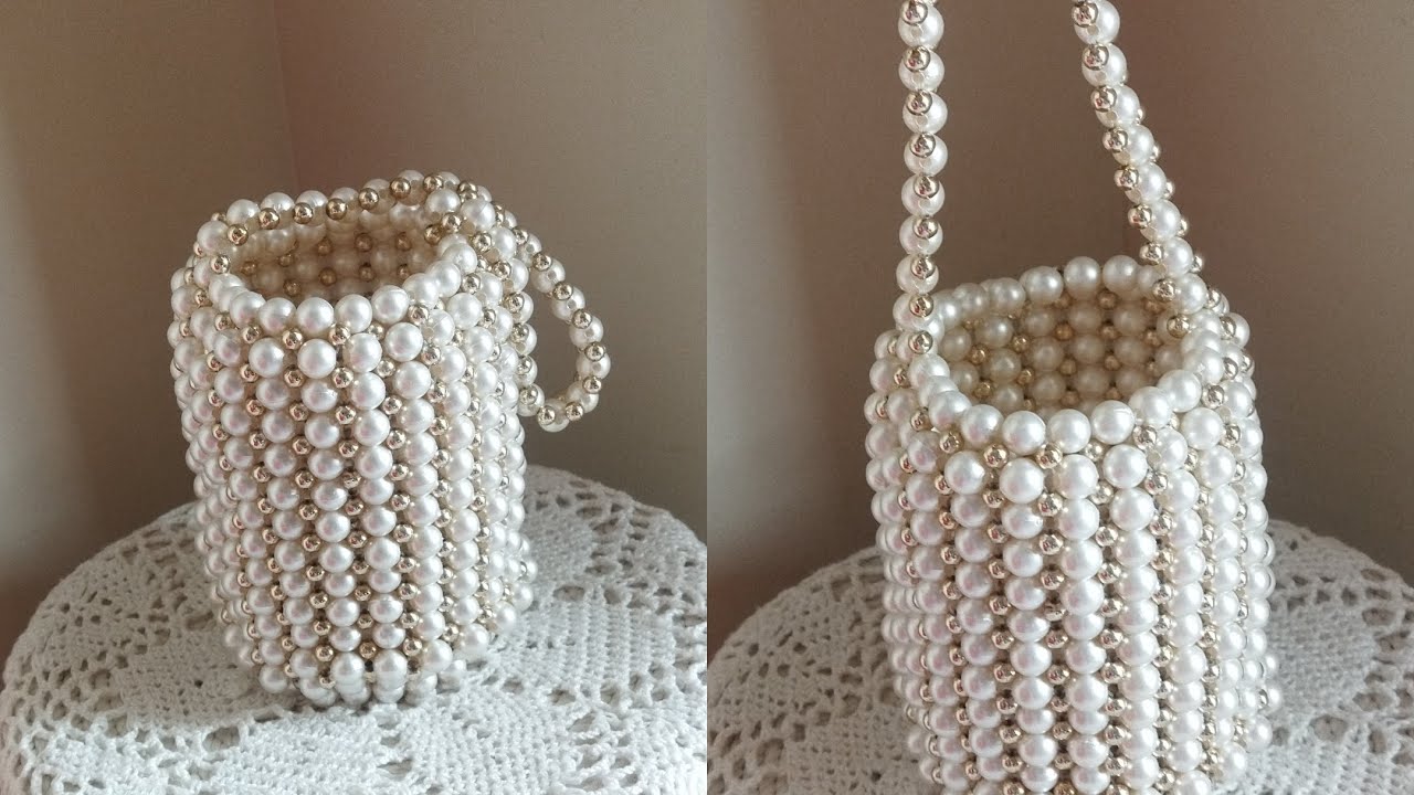 #Pearl round bag tutorial part 2 - YouTube