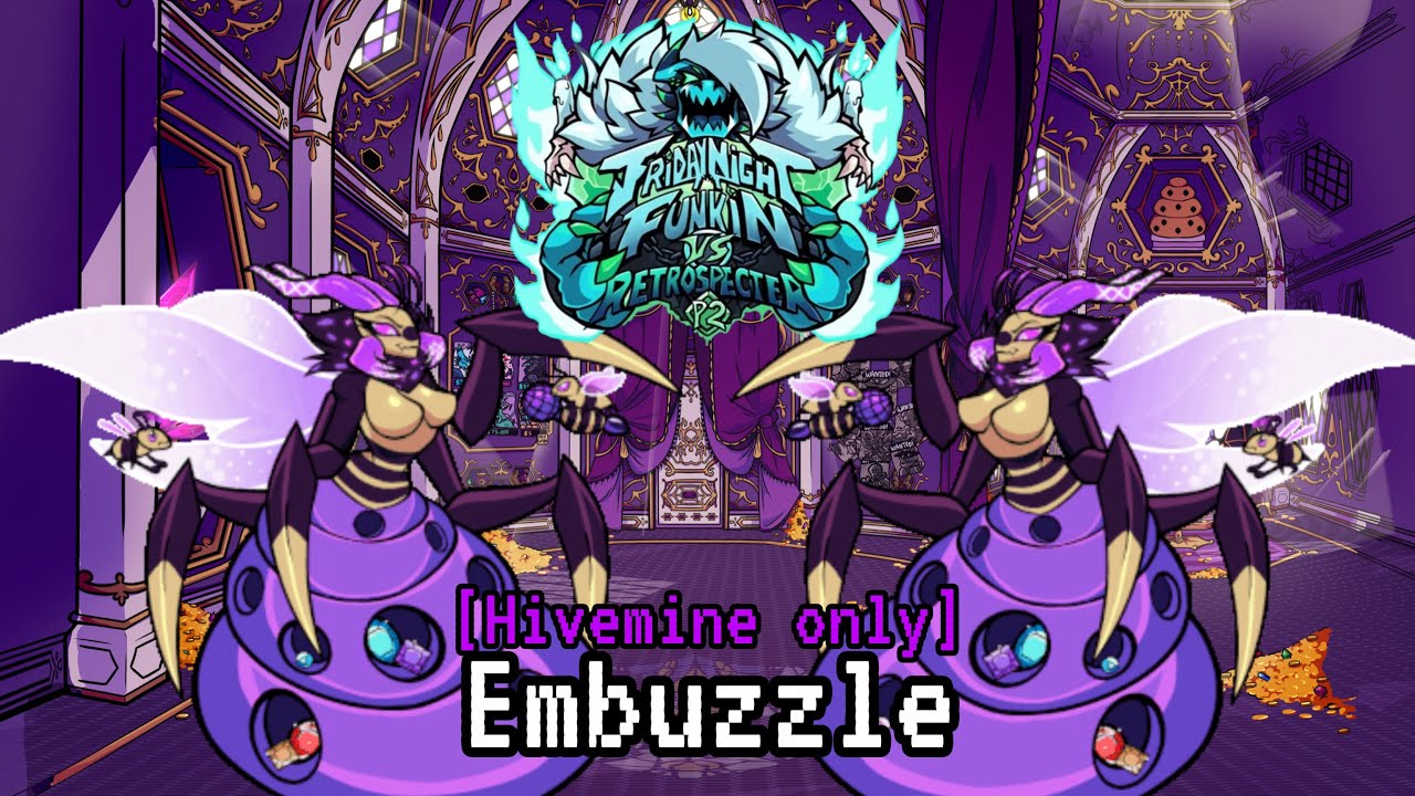 Friday night funkin' VS RetroSpecter - Part 2: Embuzzle [Hivemine only vocal]