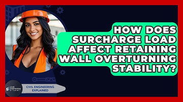 How Does Surcharge Load Affect Retaining Wall Overturning Stability? - Civil Engineering Explained