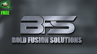 🔥 Professional BFS Logo Design in GIMP | 3D Metallic Logo Tutorial for Bold Fusion Solutions