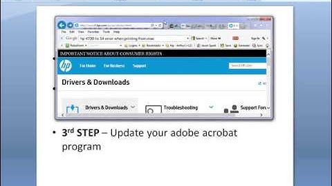 49 Errors in HP Printers