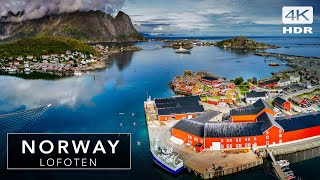 LOFOTEN  MOST SCENIC TOWNS on EARTH, Reine, Siskroy, NORWAY 4K   Cinematic Wander