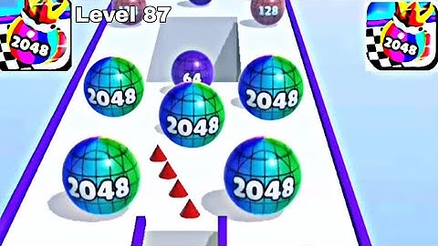 Ball Merge 2048 - All Levels Ball Gameplay Android, iOS ( Level 86 - 90 )