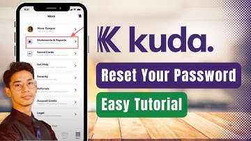 Kuda Mobile App - How to Reset Password !