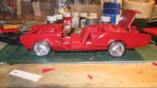 Finally Finished!!  My 1966 Olds Cutlas Convertable by AMT built by Fredachinnie64